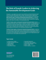 The Role of Female Leaders in Achieving the Sustainable Development Goals The Role of Female Leaders in Achieving the Sustainable Development Goals