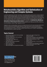 Metaheuristics Algorithm and Optimization of Engineering and Complex Systems