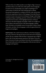 A History of the Hausa Language