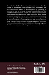 The Political Writings of Alexander Hamilton The Political Writings of Alexander Hamilton