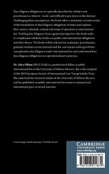 Due Diligence Obligations in International Law Due Diligence Obligations in International Law