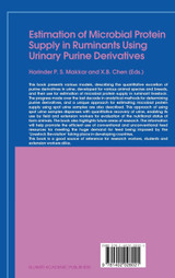 Estimation of Microbial Protein Supply in Ruminants Using Urinary Purine Derivatives