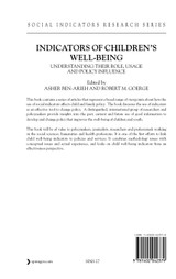 Indicators of Children's Well-Being Indicators of Children's Well-Being