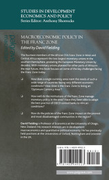 Macroeconomic Policy in the Franc Zone Macroeconomic Policy in the Franc Zone