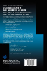 Learning Disabilities in Older Adolescents and Adults Learning Disabilities in Older Adolescents and Adults