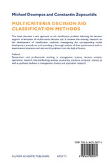 Multicriteria Decision Aid Classification Methods Multicriteria Decision Aid Classification Methods