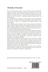 The Risks of Terrorism