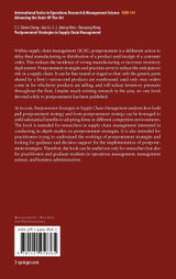 Postponement Strategies in Supply Chain Management