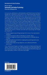 Spirituality and Indian Psychology Spirituality and Indian Psychology