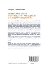 Inverse and Crack Identification Problems in Engineering Mechanics