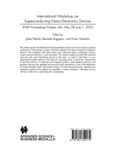 International Workshop on Superconducting Nano-Electronics Devices