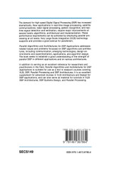 Parallel Algorithms and Architectures for DSP Applications