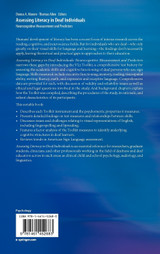 Assessing Literacy in Deaf Individuals