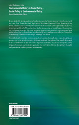 Environmental Policy is Social Policy - Social Policy is Environmental Policy Environmental Policy is Social Policy - Social Policy is Environmental Policy