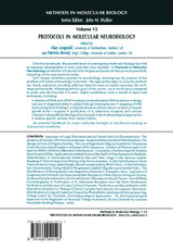 Protocols in Molecular Neurobiology Protocols in Molecular Neurobiology