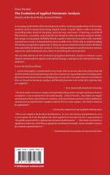 The Evolution of Applied Harmonic Analysis