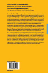 Cross-Cultural Knowledge Management Cross-Cultural Knowledge Management
