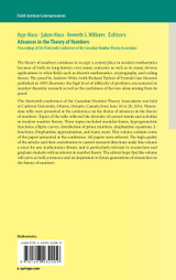 Advances in the Theory of Numbers