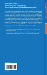 Electron Spin Resonance (ESR) Based Quantum Computing Electron Spin Resonance (ESR) Based Quantum Computing