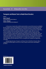 Transgenic and Mutant Tools to Model Brain Disorders Transgenic and Mutant Tools to Model Brain Disorders