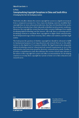 Conceptualizing Copyright Exceptions in China and South Africa