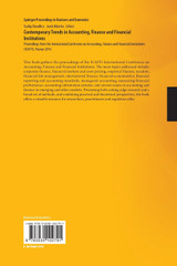 Contemporary Trends in Accounting, Finance and Financial Institutions Contemporary Trends in Accounting, Finance and Financial Institutions
