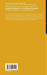 Geospatial Technologies for Local and Regional Development