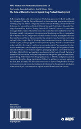The Role of Microstructure in Topical Drug Product Development The Role of Microstructure in Topical Drug Product Development