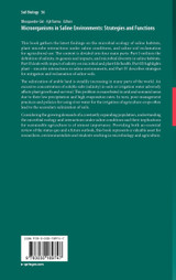 Microorganisms in Saline Environments Microorganisms in Saline Environments