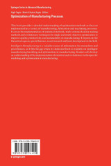 Optimization of Manufacturing Processes