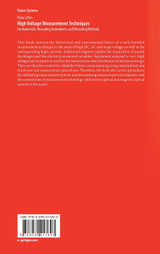 High Voltage Measurement Techniques