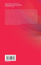 Gender Roles in Peace and Security Gender Roles in Peace and Security