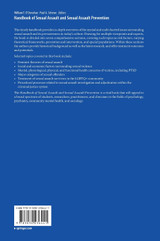 Handbook of Sexual Assault and Sexual Assault Prevention Handbook of Sexual Assault and Sexual Assault Prevention