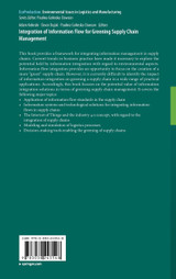 Integration of Information Flow for Greening Supply Chain Management