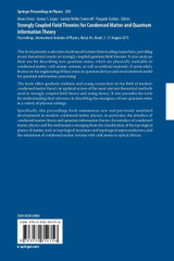 Strongly Coupled Field Theories for Condensed Matter and Quantum Information Theory Strongly Coupled Field Theories for Condensed Matter and Quantum Information Theory