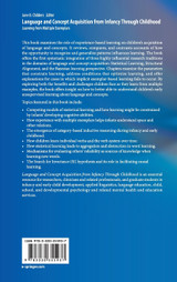 Language and Concept Acquisition from Infancy Through Childhood