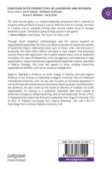 Biblical Principles for Resilience in Leadership Biblical Principles for Resilience in Leadership