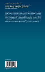 Internet of Things and Big Data Applications