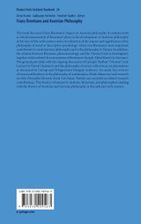 Franz Brentano and Austrian Philosophy Franz Brentano and Austrian Philosophy