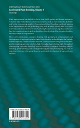 Accelerated Plant Breeding, Volume 1