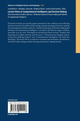 Lecture Notes in Computational Intelligence and Decision Making