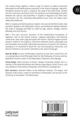 The Philosophy and Science of Language