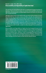 Bioaccessibility and Digestibility of Lipids from Food