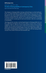 The Role of Sharing Mobility in Contemporary Cities The Role of Sharing Mobility in Contemporary Cities