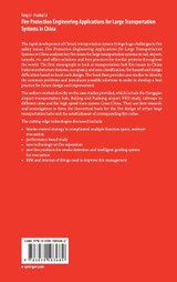 Fire Protection Engineering Applications for Large Transportation Systems in China