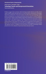 Technology Transfer and Entrepreneurial Innovations Technology Transfer and Entrepreneurial Innovations