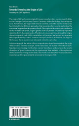 Towards Revealing the Origin of Life Towards Revealing the Origin of Life