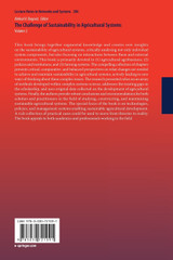 The Challenge of Sustainability in Agricultural Systems The Challenge of Sustainability in Agricultural Systems