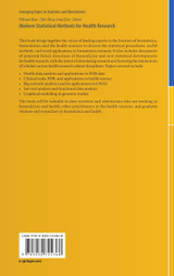 Modern Statistical Methods for Health Research