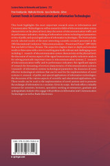 Current Trends in Communication and Information Technologies